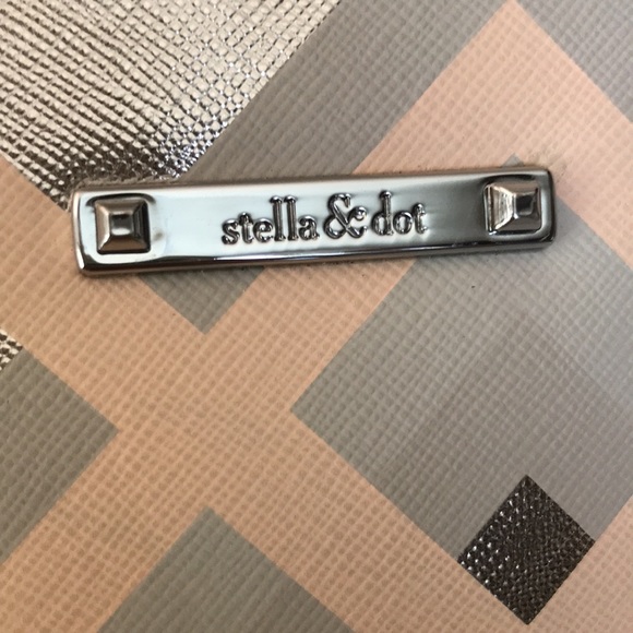 NWOT Stella & Dot geometric pattern clutch pouch - Picture 4 of 7